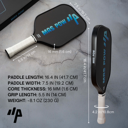 Blue Pow - 16MM T300 Carbon Paddle