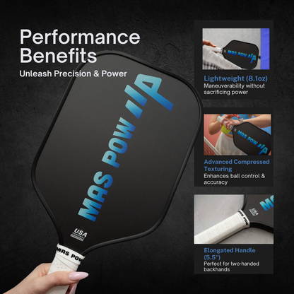 Blue Pow - 16MM T300 Carbon Paddle